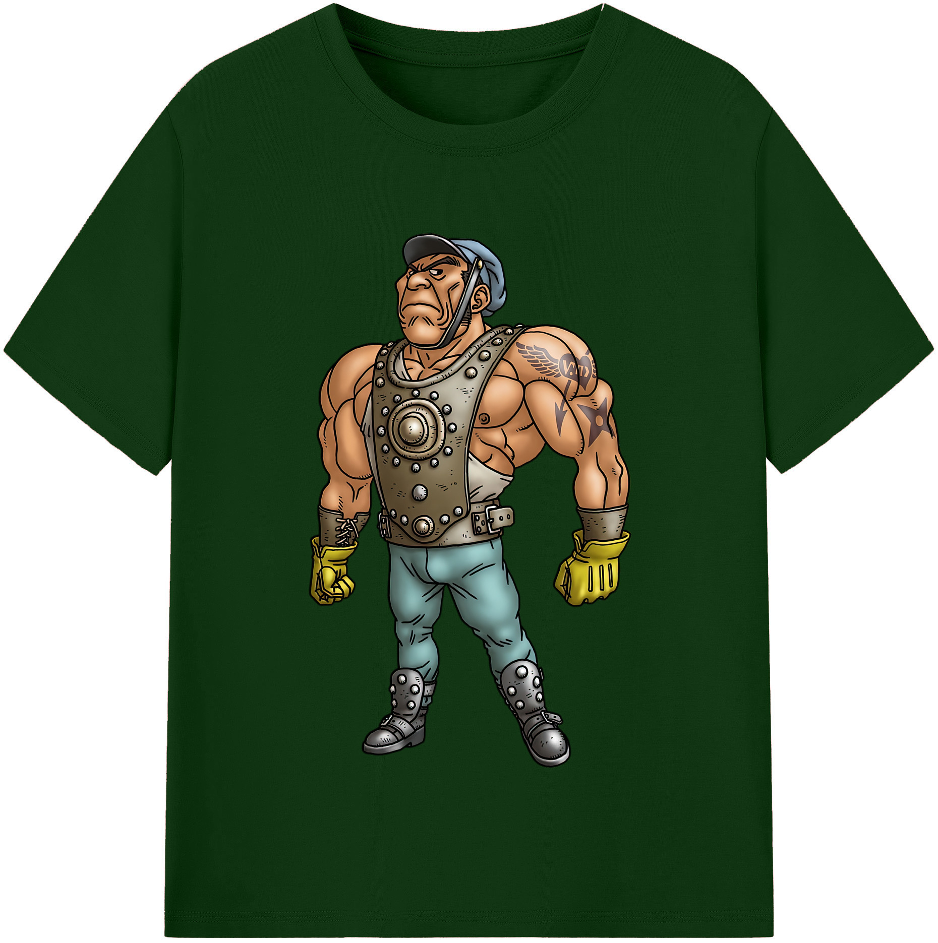（画像用） ドラゴンクエスト Doragon Kuesuto Dragon Quest 綿100％半袖Tシャツ（フロントプリント）